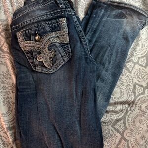 Rock Revival Dark Blue Boot Cut Jeans